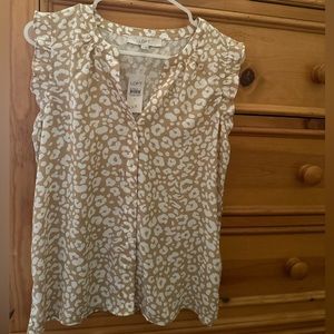 Loft mixed media top